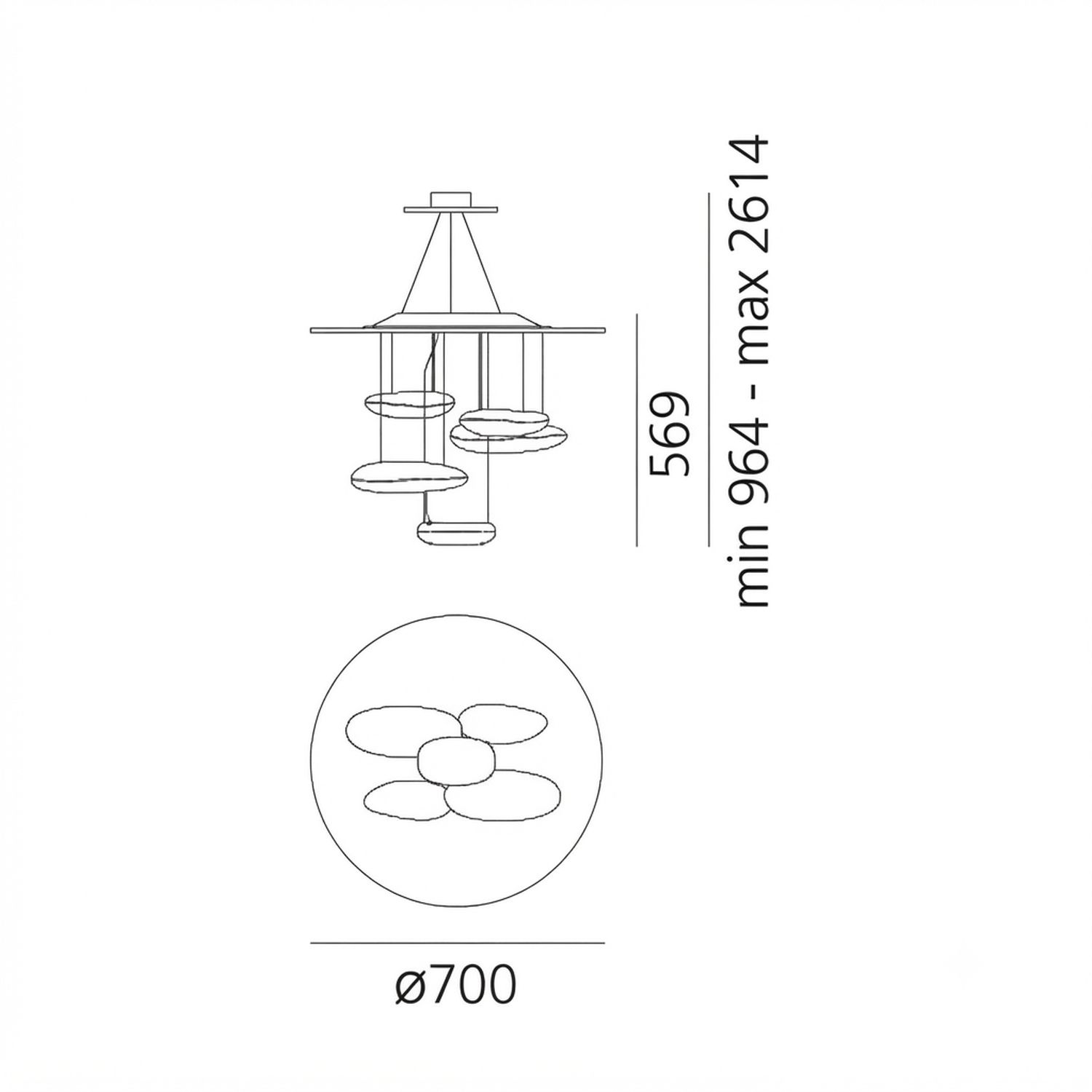 Mercury Mini LED Hängeleuchte von Artemide