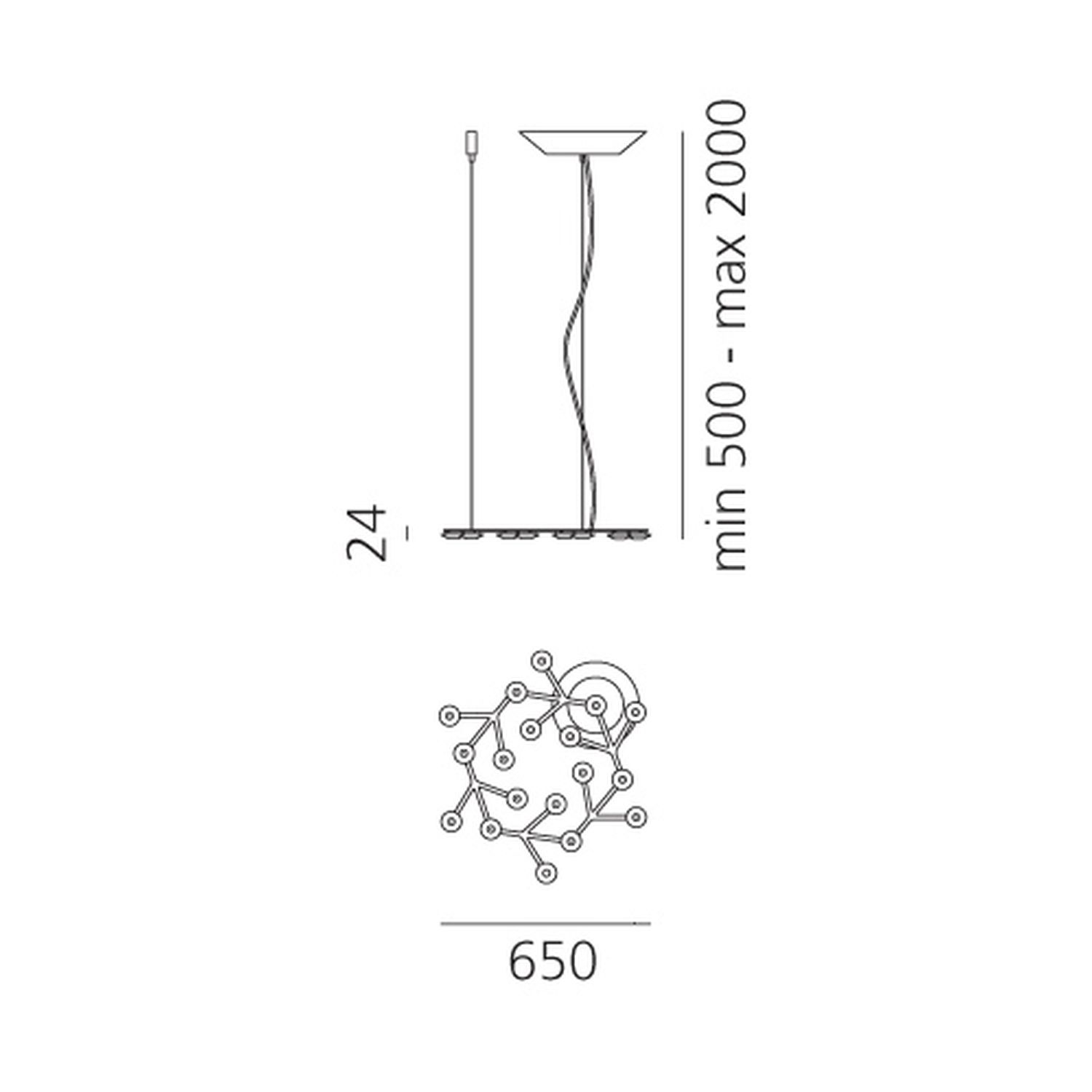 Hängeleuchte LED NET CIRCLE SUSPENSION von Artemide