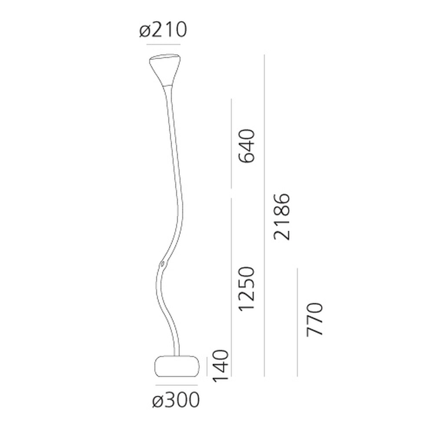 Stehleuchte PIPE LED FLOOR von Artemide