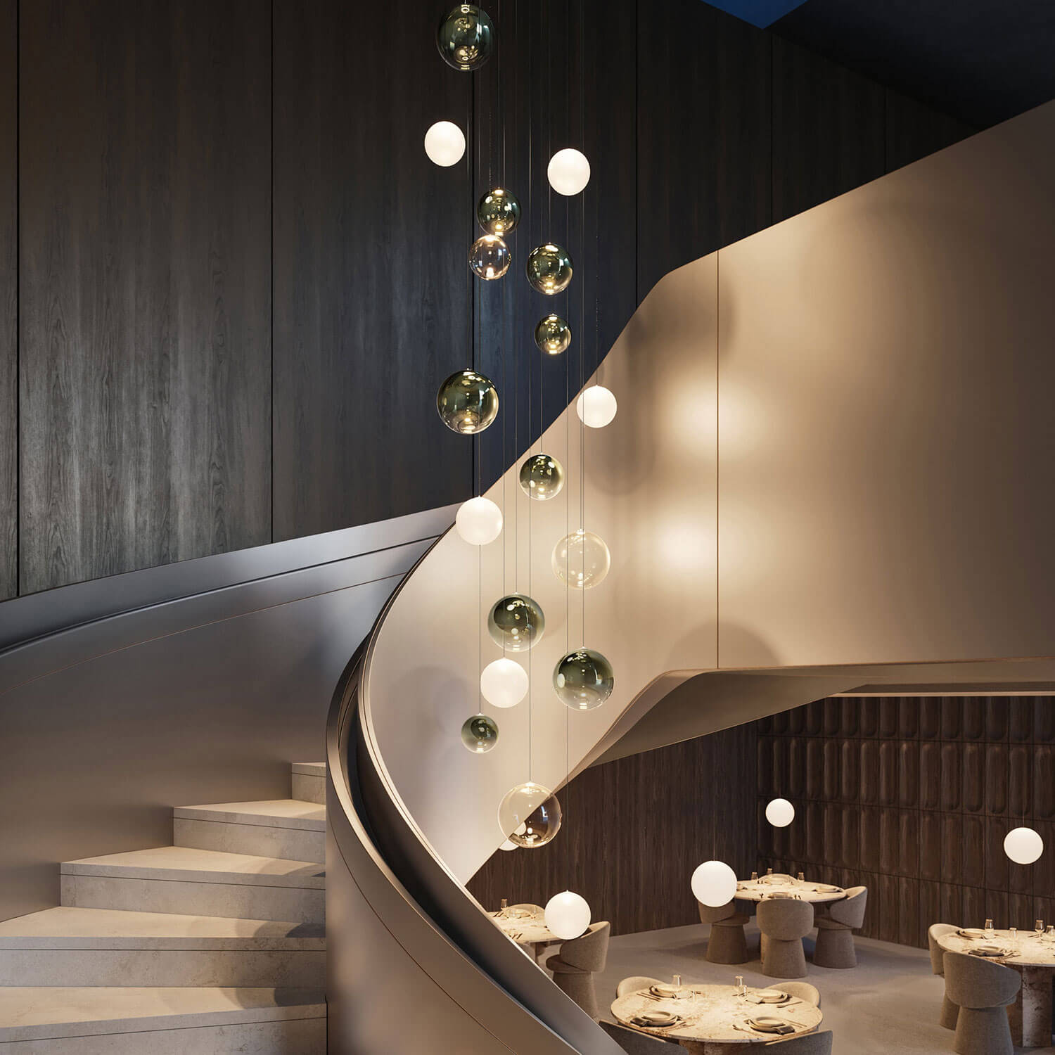 Random Solo 23 Glaslampe von Lodes