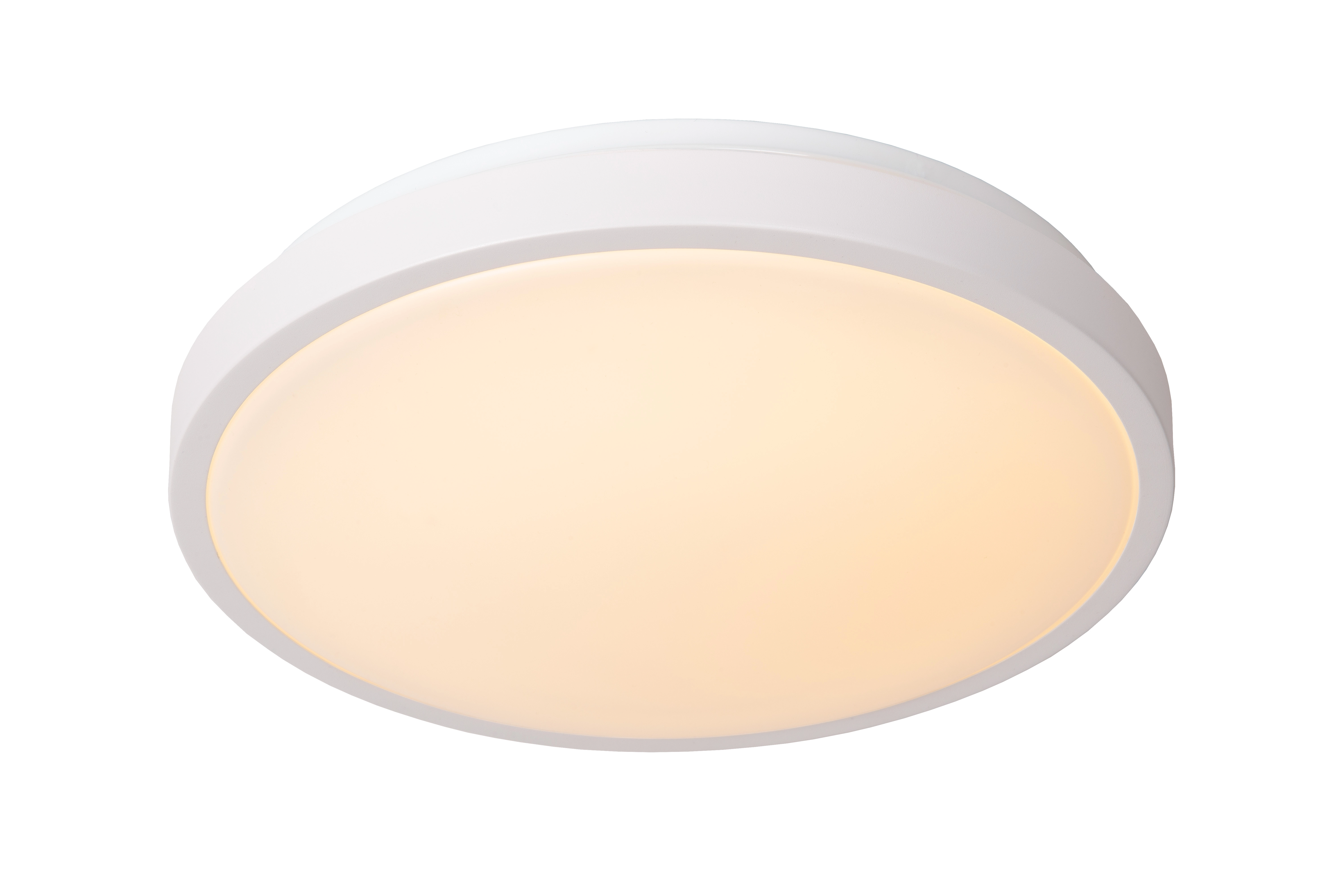 LU 79110/35/31 Lucide DASHER - Flush ceiling light Bathroom - Ø 34,8 cm - LED - 1x18W 2700K - IP44 -
