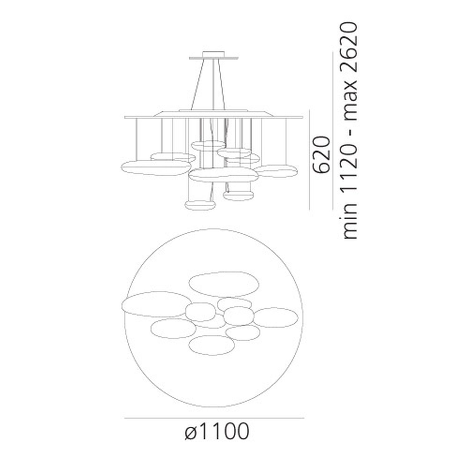 Mercury LED Hängeleuchte von Artemide
