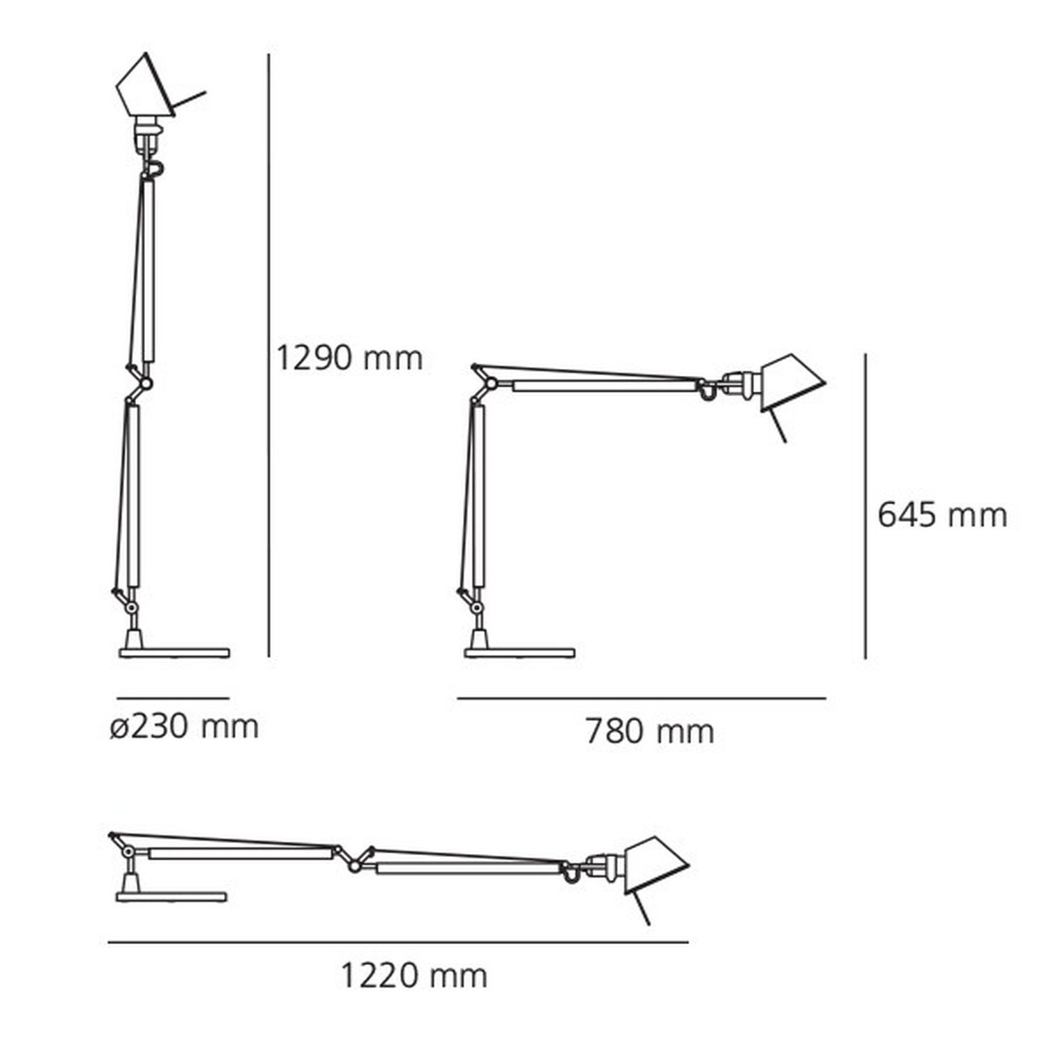 Tolomeo LED (body/shade) von Artemide