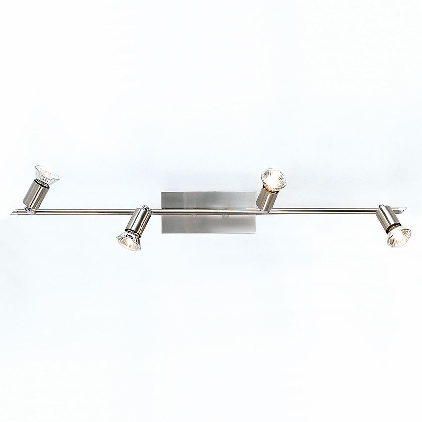 PL 5730-4L Grossetto Nichel LED Decken-/Wandstrahler