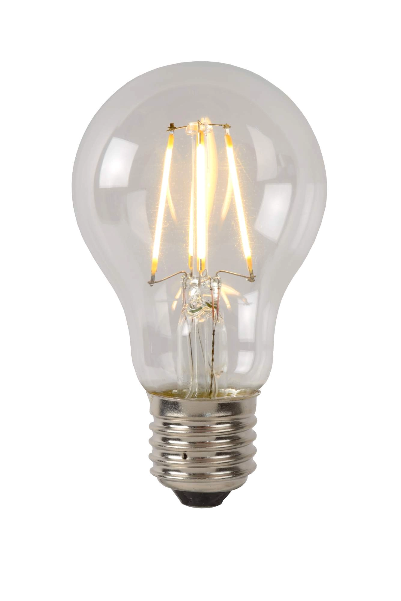 LU 49020/05/60 Lucide A60 - Filament bulb - Ø 6 cm - LED Dim. - E27 - 1x5W 2700K - Transparant