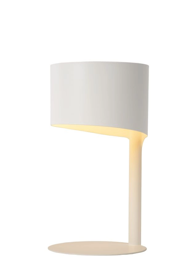 LU 45504/01/31 Lucide KNULLE - Table lamp - Ø 15 cm - 1xE14 - White