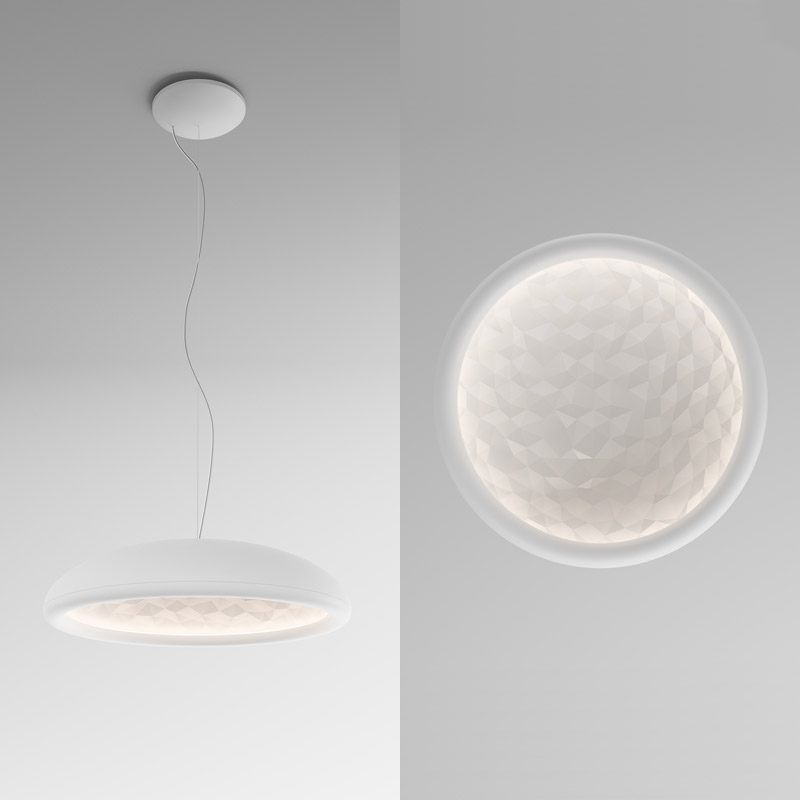 Febo LED suspension light by Rotaliana