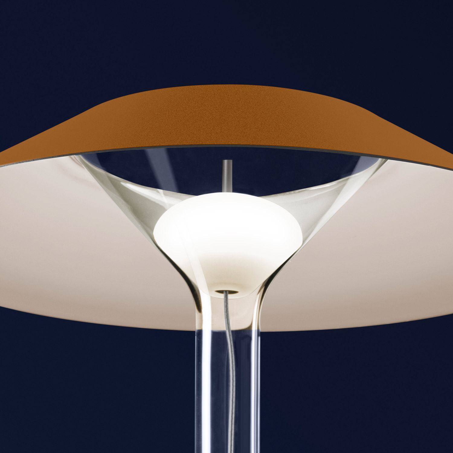 Chapeaux M steel table lamp by Foscarini