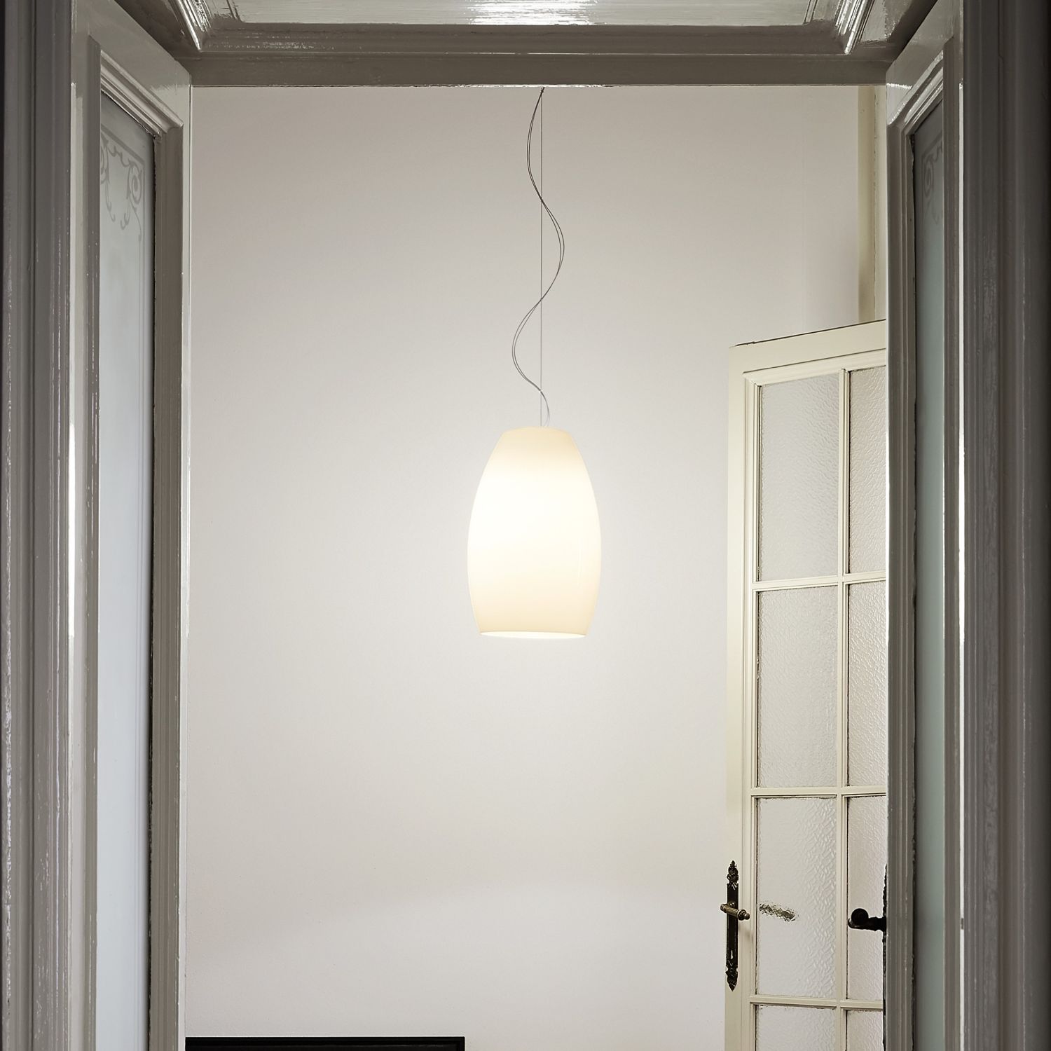 Designerlampe Hängelampe New Buds 1 Grigio Foscarini