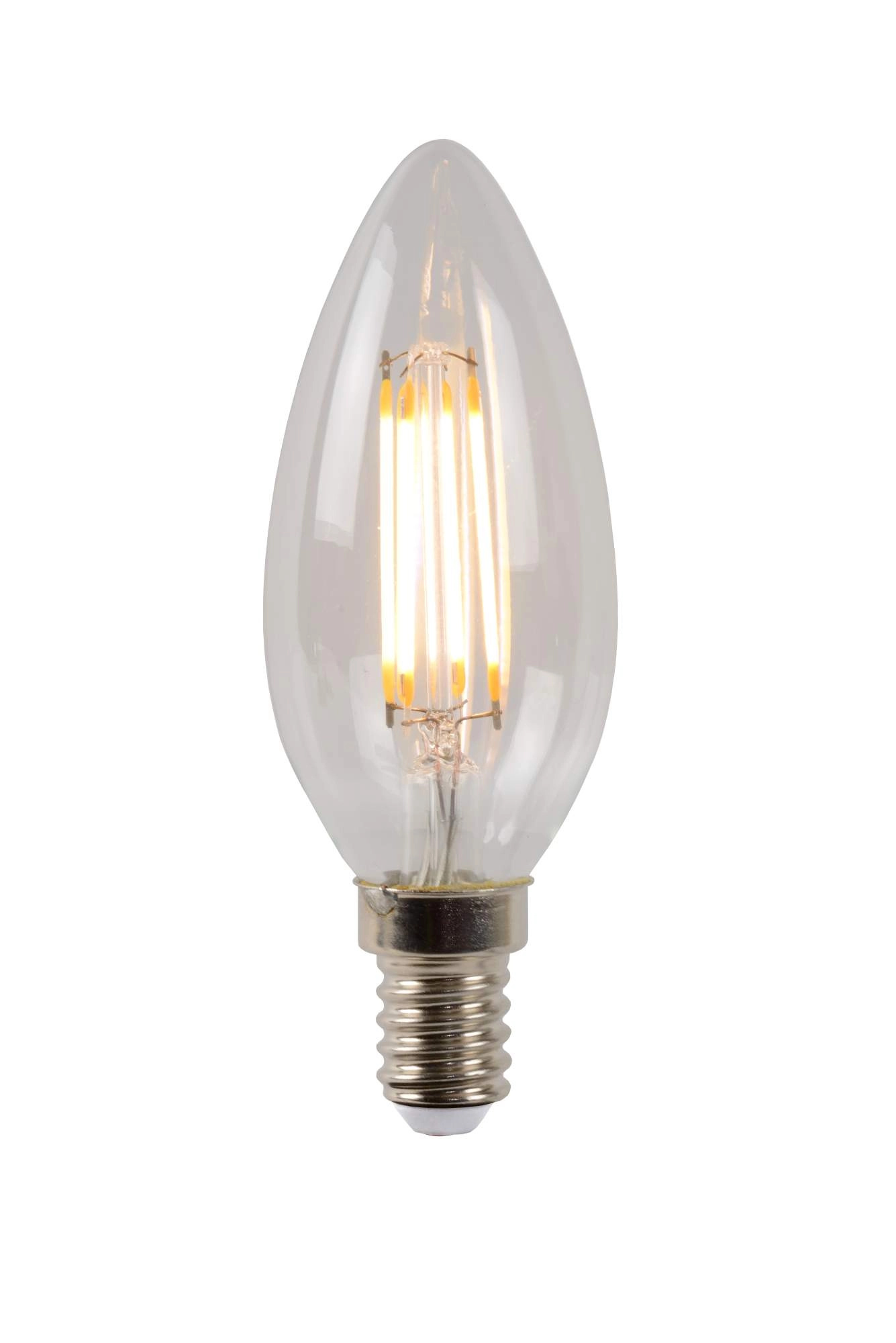 LU 49023/04/60 Lucide C35 - Filament bulb - Ø 3,5 cm - LED Dim. - E14 - 1x4W 2700K - Transparant
