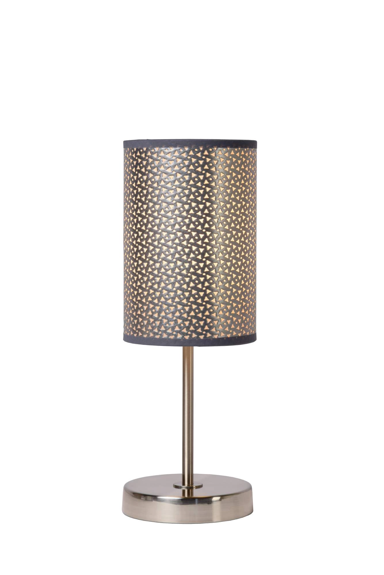 LU 08500/81/36 Lucide MODA - Table lamp - Ø 13 cm - 1xE27 - Grey