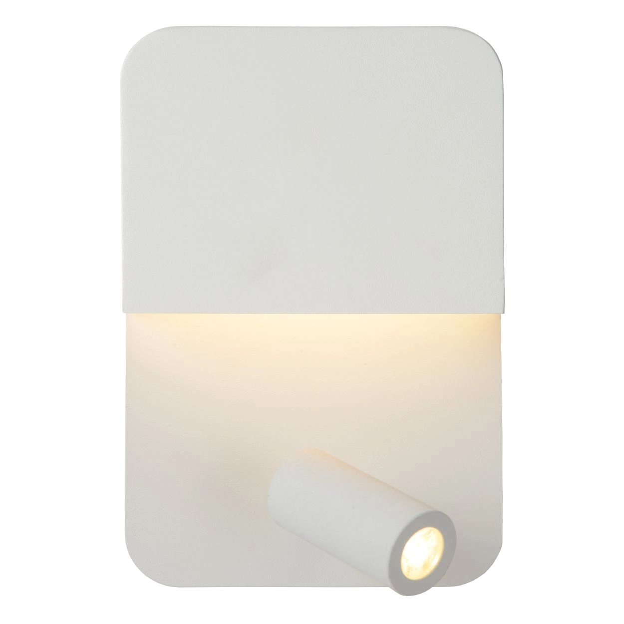 LU 79200/08/31 Lucide BOXER - Wall light - LED - 1x10W 3000K - With USB charging point - White