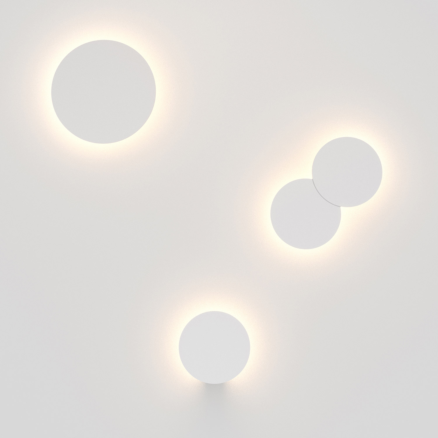 Collide H0 LED wall/ceiling lamp by Rotaliana