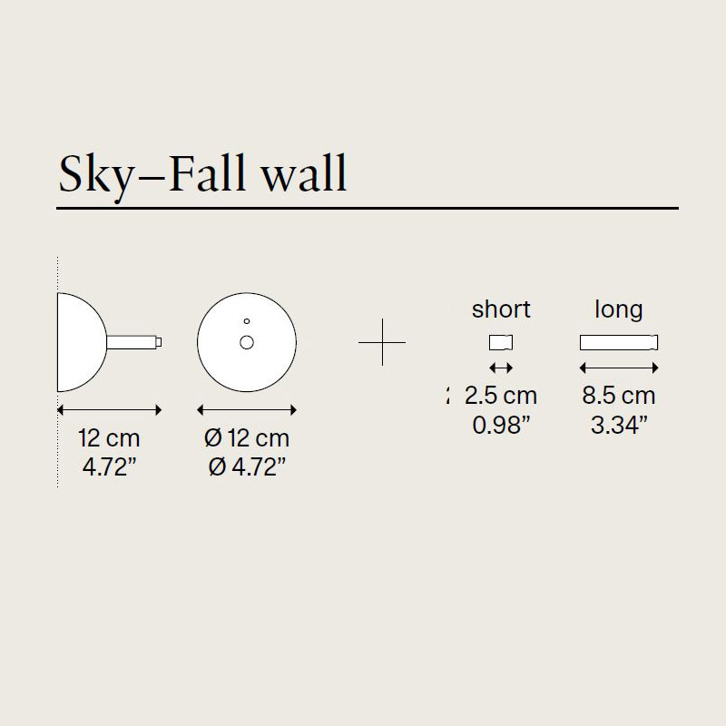 Sky-Fall rosone a parete di Lodes