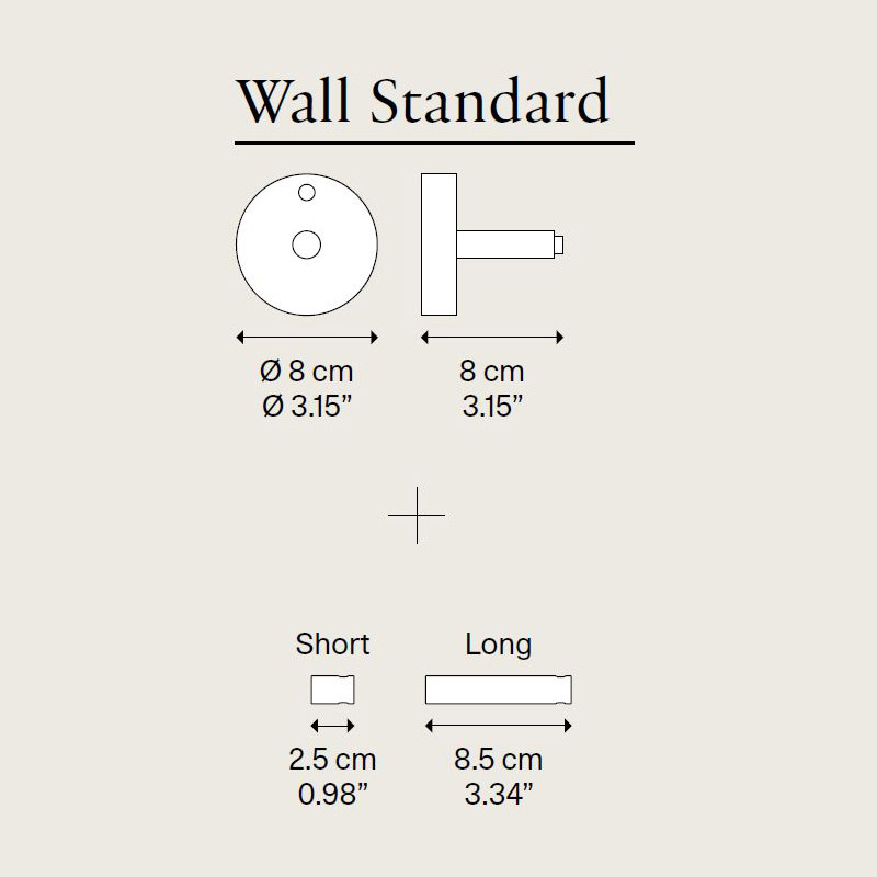 Wall Standard Rosette von Lodes