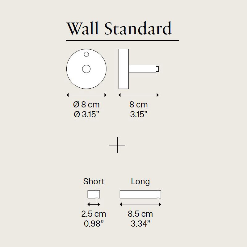 Wall Standard bracket by Lodes