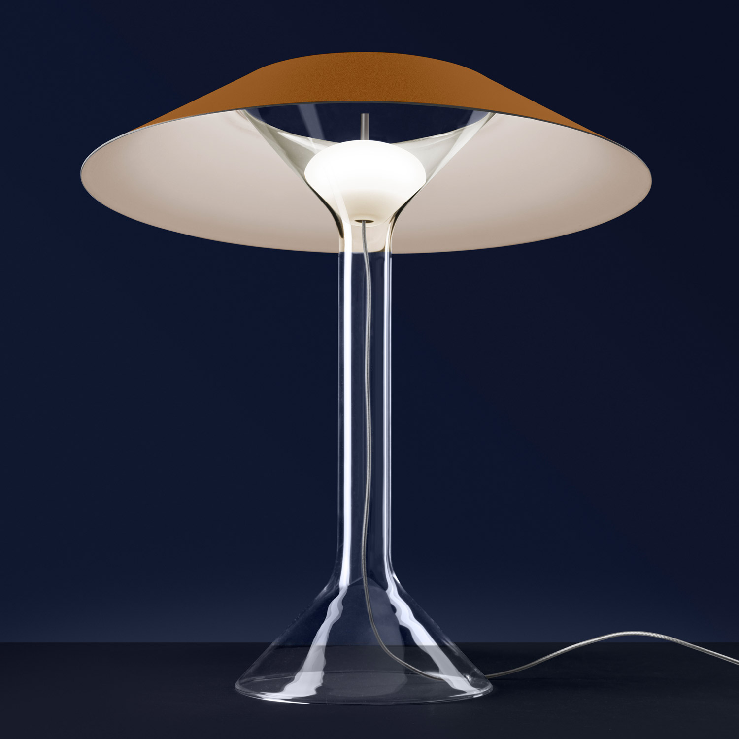 Chapeaux M steel table lamp by Foscarini