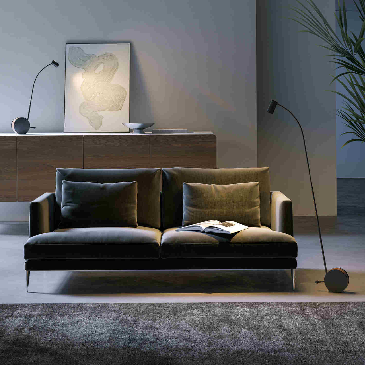 Chiocciola LED Leselampe von Lumen Center