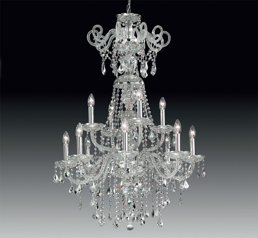Kristallluster Florence 8+4L von Venice Lighting Design