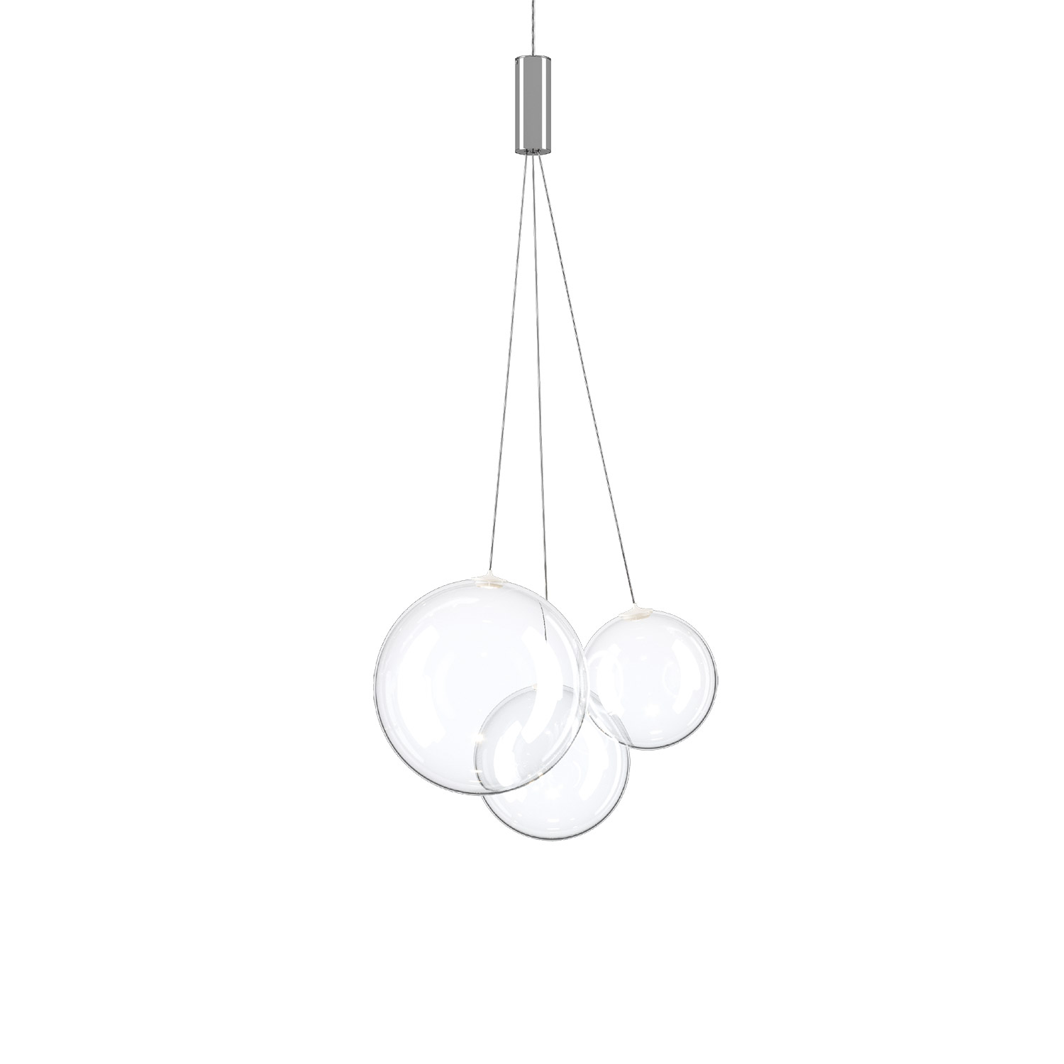 Random Pendellampe aus Glas von Lodes