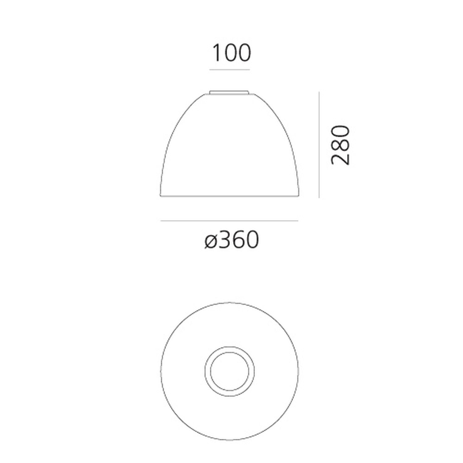 NUR MINI GLOSS Deckenleuchte von Artemide