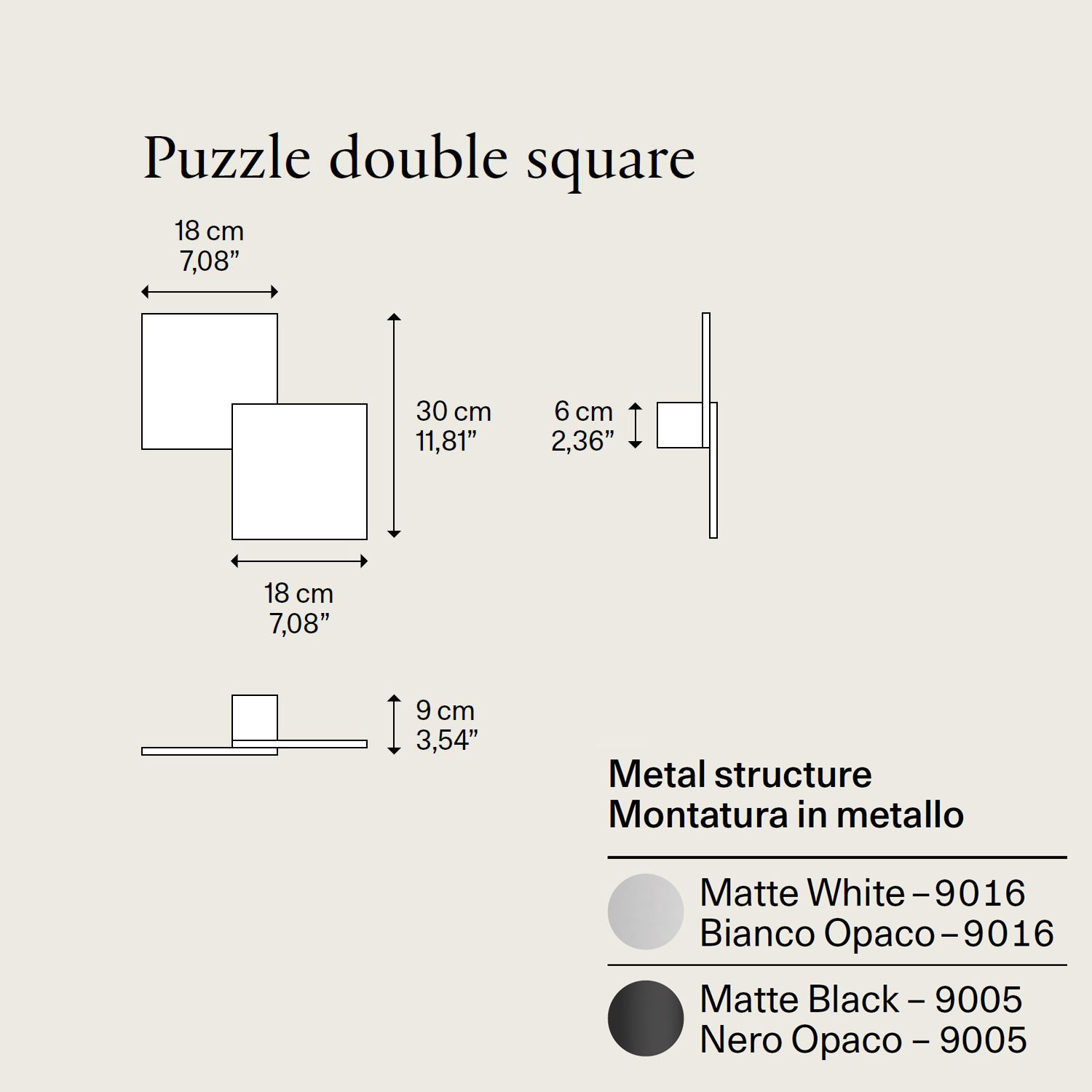 Puzzle Double Square by Lodes