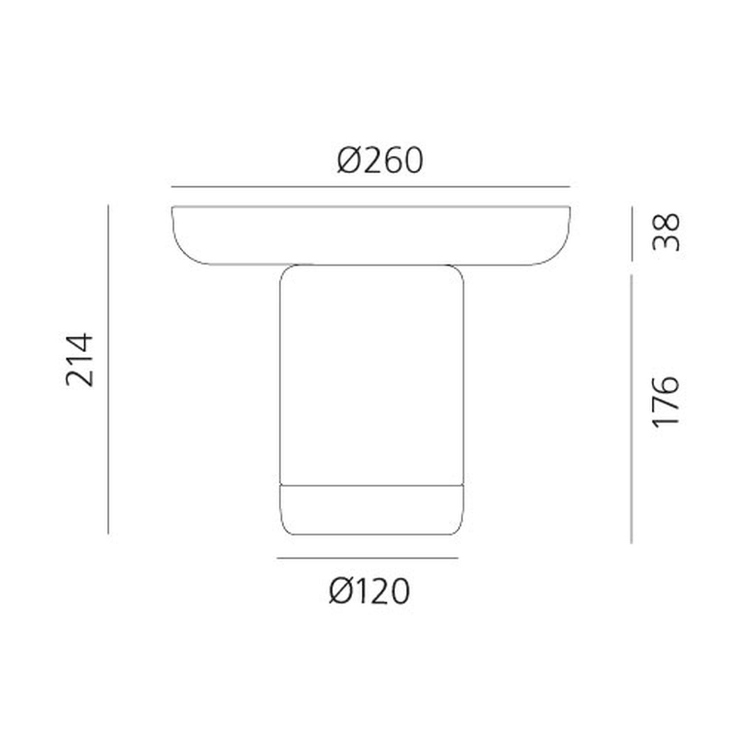 Bontà Piatto aufladbare Leuchte von Artemide