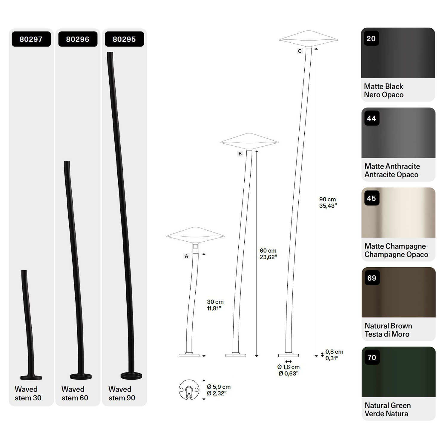 Kinno Waved Stem di Lodes