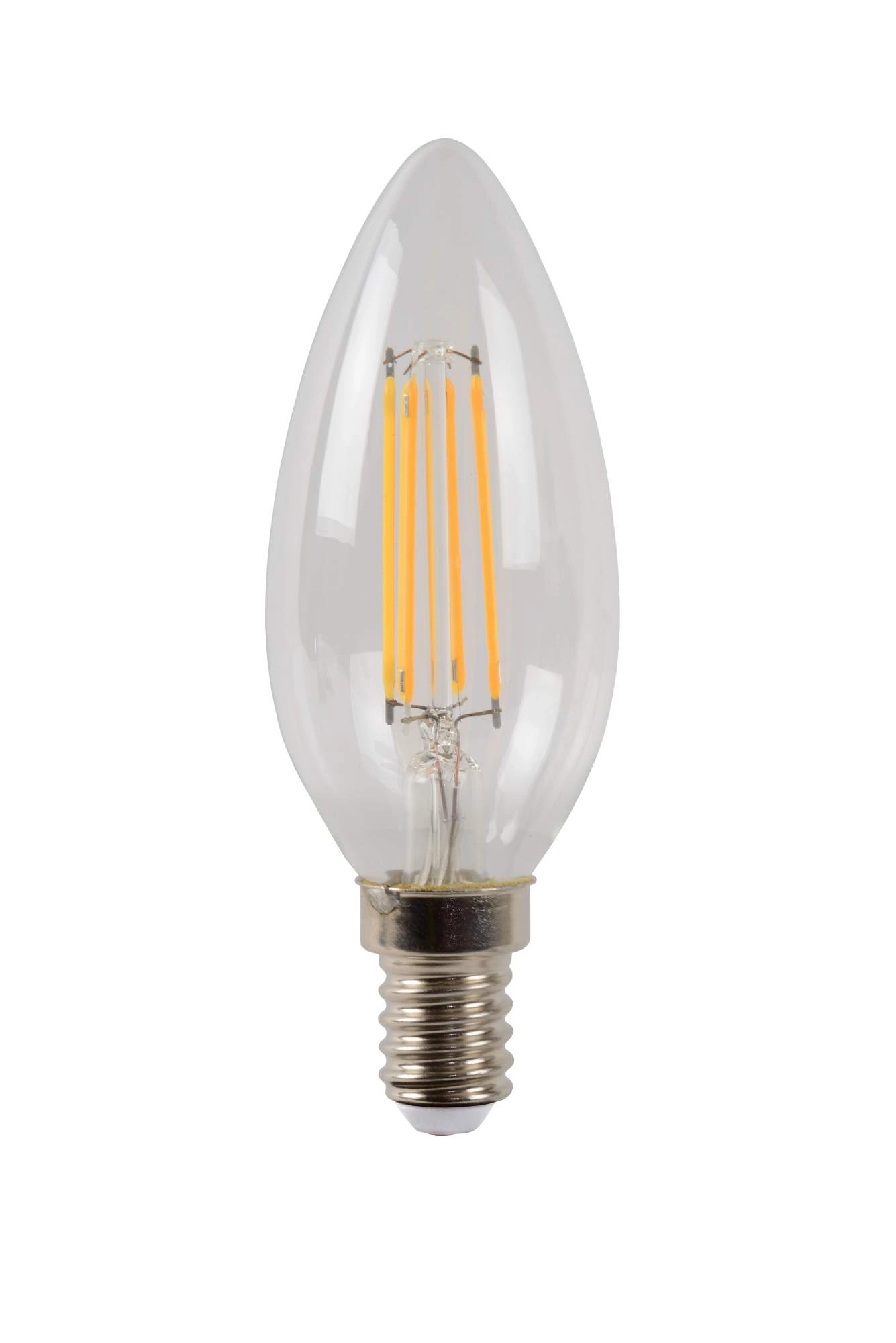 LU 49023/04/60 Lucide C35 - Filament bulb - Ø 3,5 cm - LED Dim. - E14 - 1x4W 2700K - Transparant