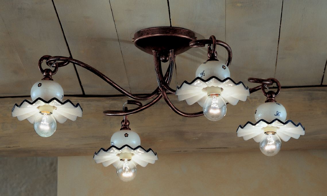 ROMA PL 4 ceiling by Ferroluce