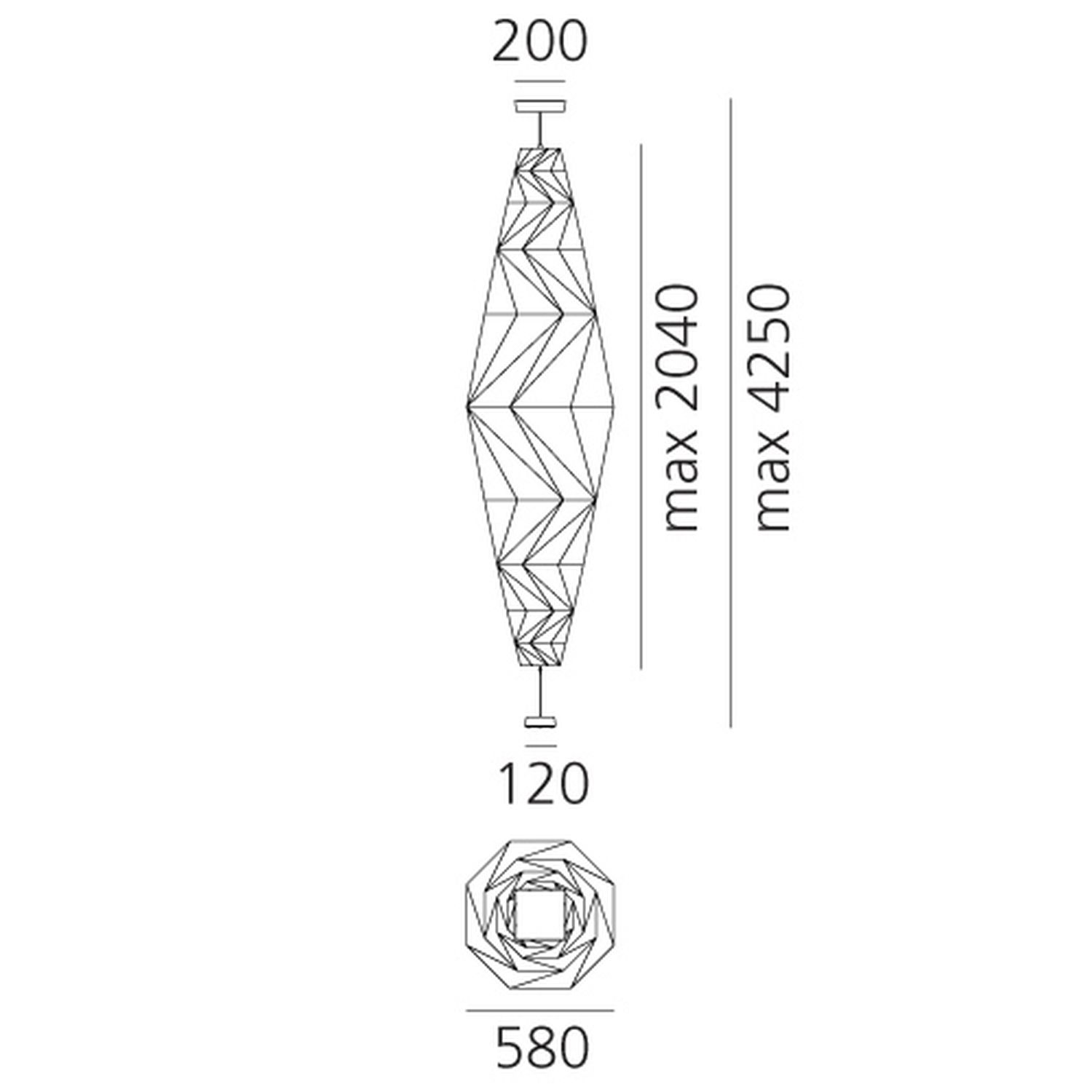Minomushi "IN-EI“ Hängeleuchte von Artemide