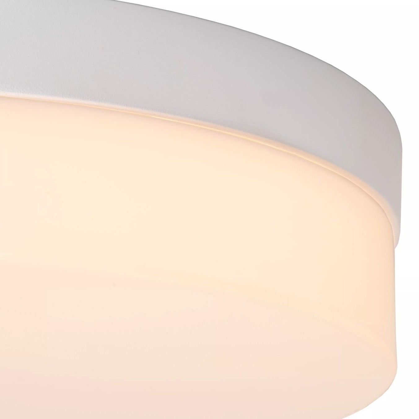 LU 79111/24/31 Lucide BISKIT - Flush ceiling light Bathroom - Ø 23 cm - LED - 1x12W 2700K - IP44 - W