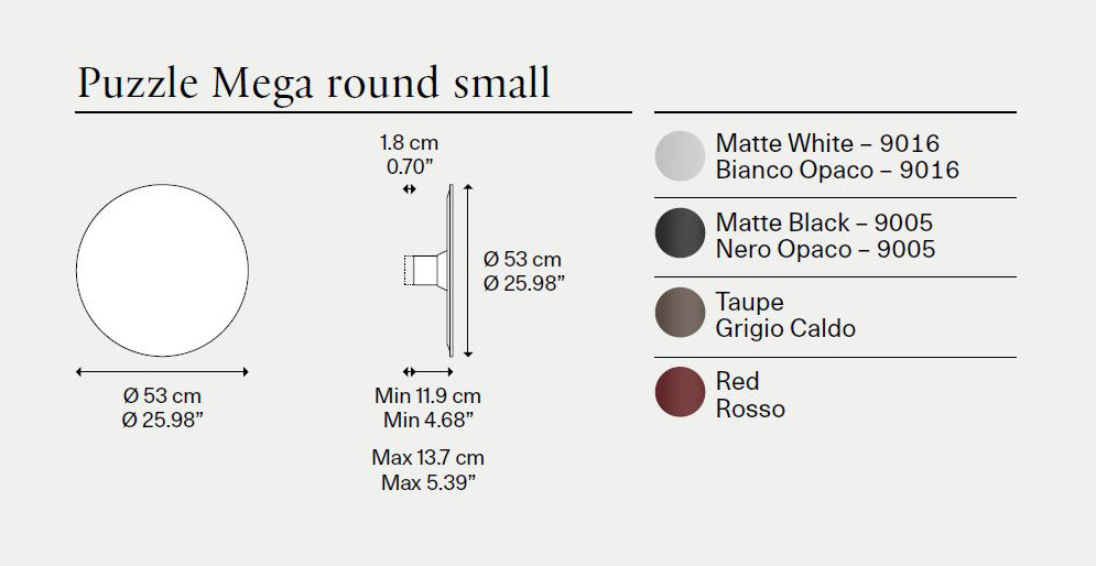 Puzzle Mega Round Small von Lodes