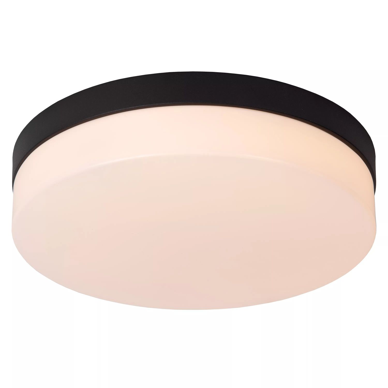 LU 79111/30/30 Lucide BISKIT - Flush ceiling light Bathroom - Ø 28 cm - LED - 1x18W 2700K - IP44 - B