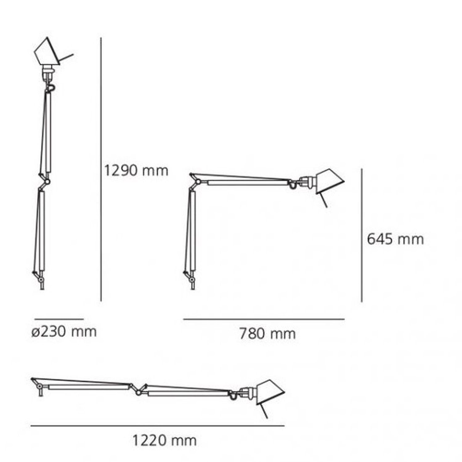 Tolomeo Designerlampe (body/shade) von Artemide