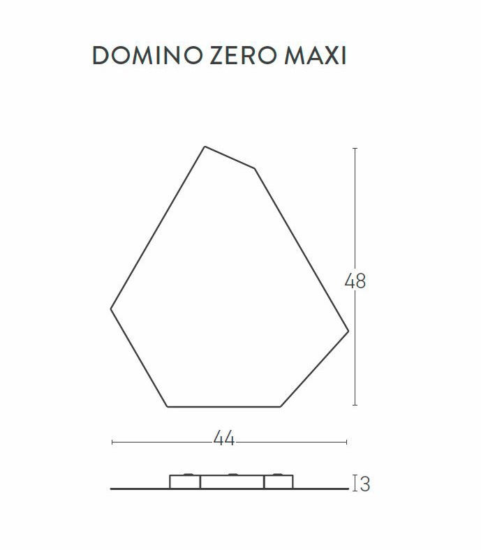 Domino Maxi Zero Blindmodul von Lumen Center
