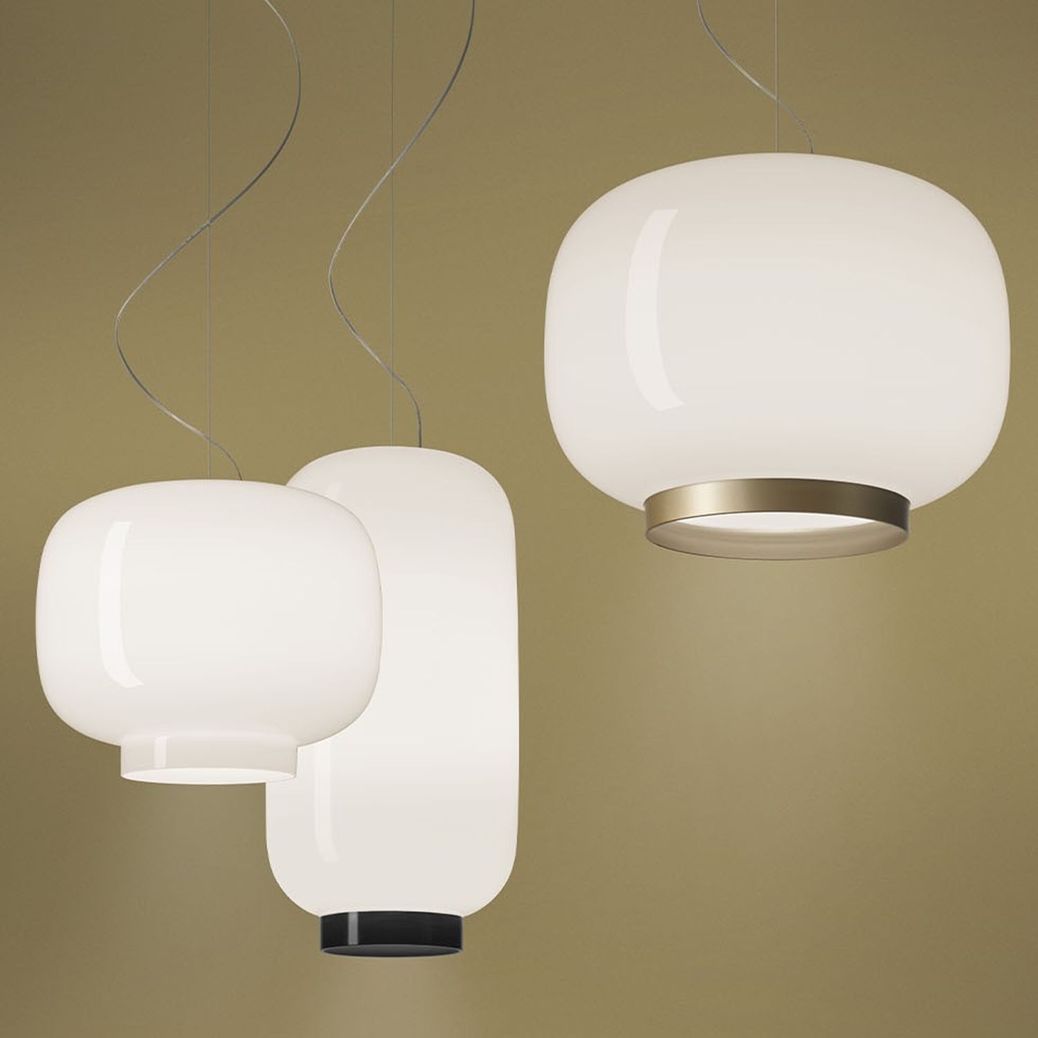 Chouchin reverse 1 Hängeleuchte von Foscarini