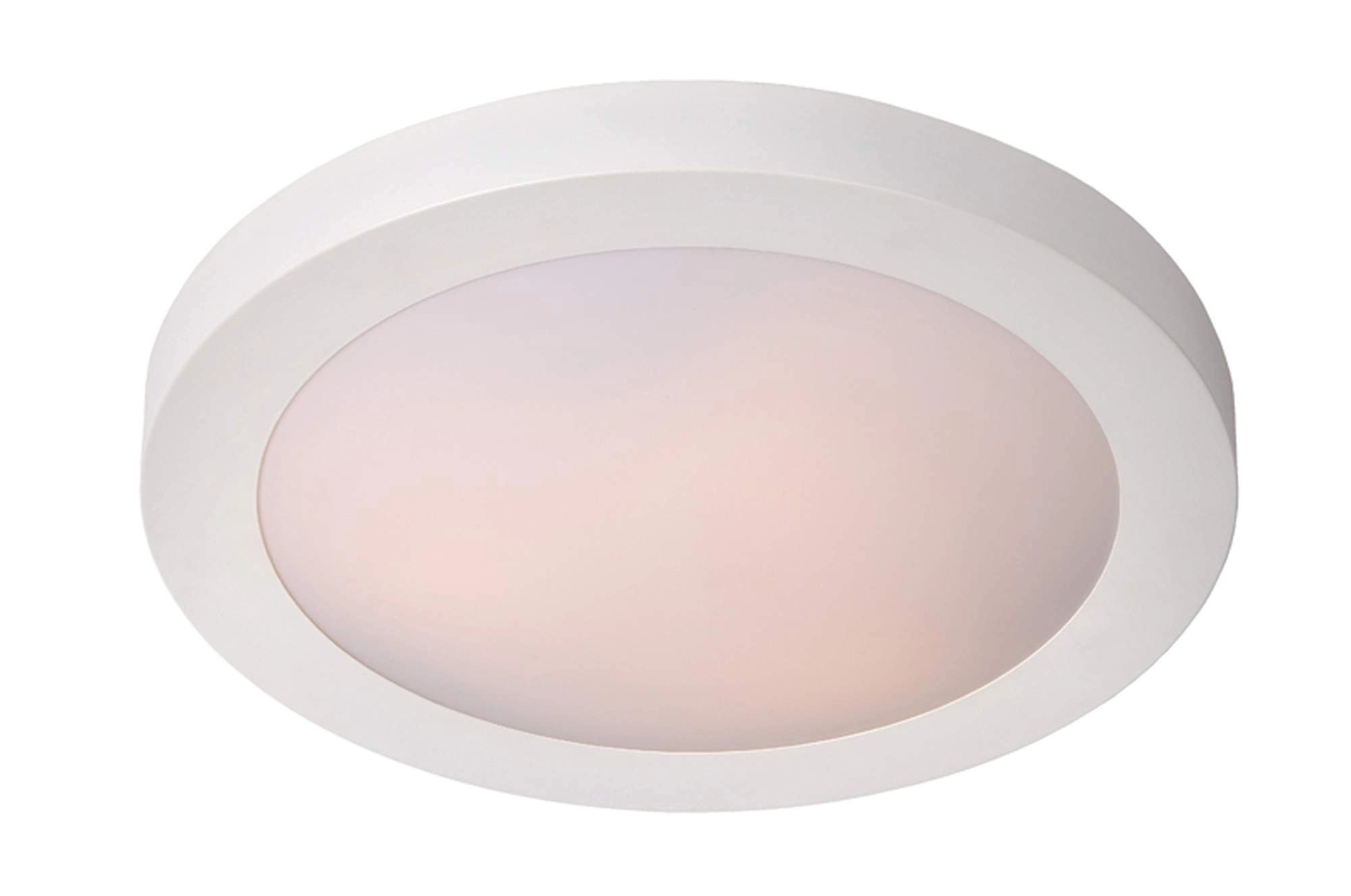 LU 79158/01/31 Lucide FRESH - Flush ceiling light Bathroom - Ø 27 cm - 1xE27 - IP44 - White