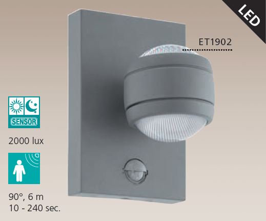 Sesimba 1 LED Outdoor Wandleuchte von Eglo