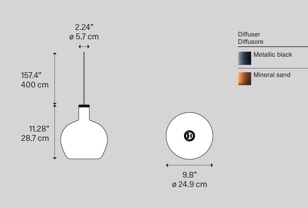 Flask C mundgeblasenes Glas von Diesel Living