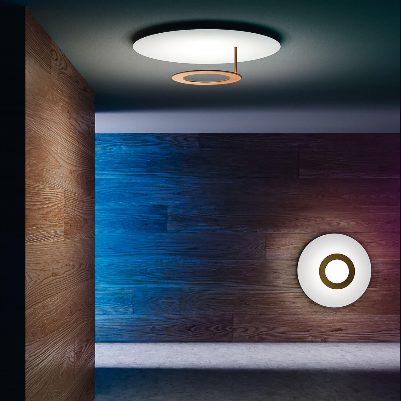 VERA LED Wand-/Deckenleuchte von Icone