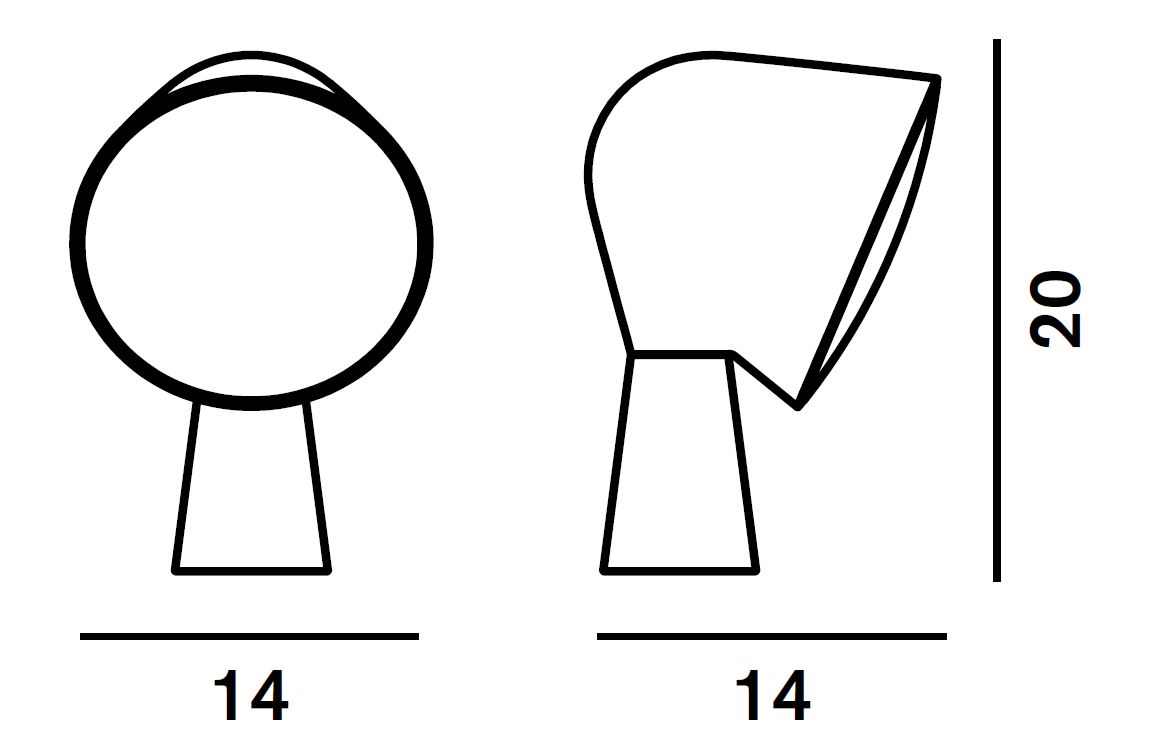 Binic Tischlampe von Foscarini