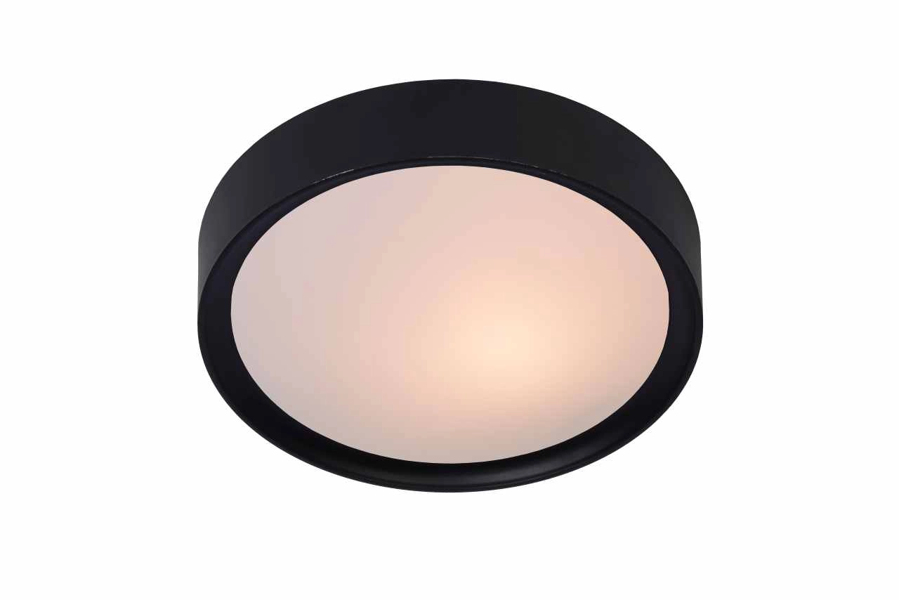 LU 08109/01/30 Lucide LEX - Flush ceiling light - Ø 25 cm - 1xE27 - Black