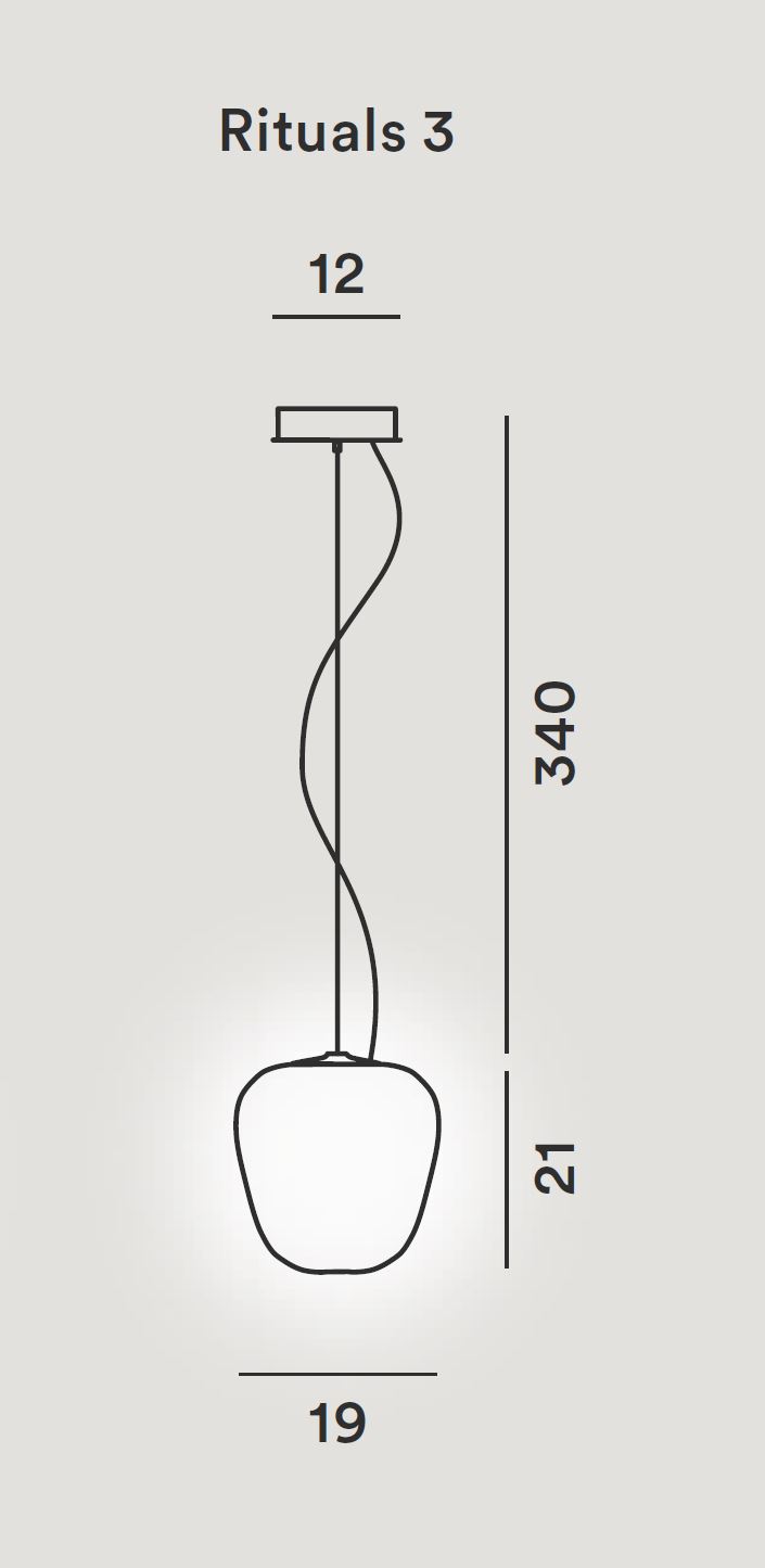 Designerhängelampe Rituals 3 von Foscarini