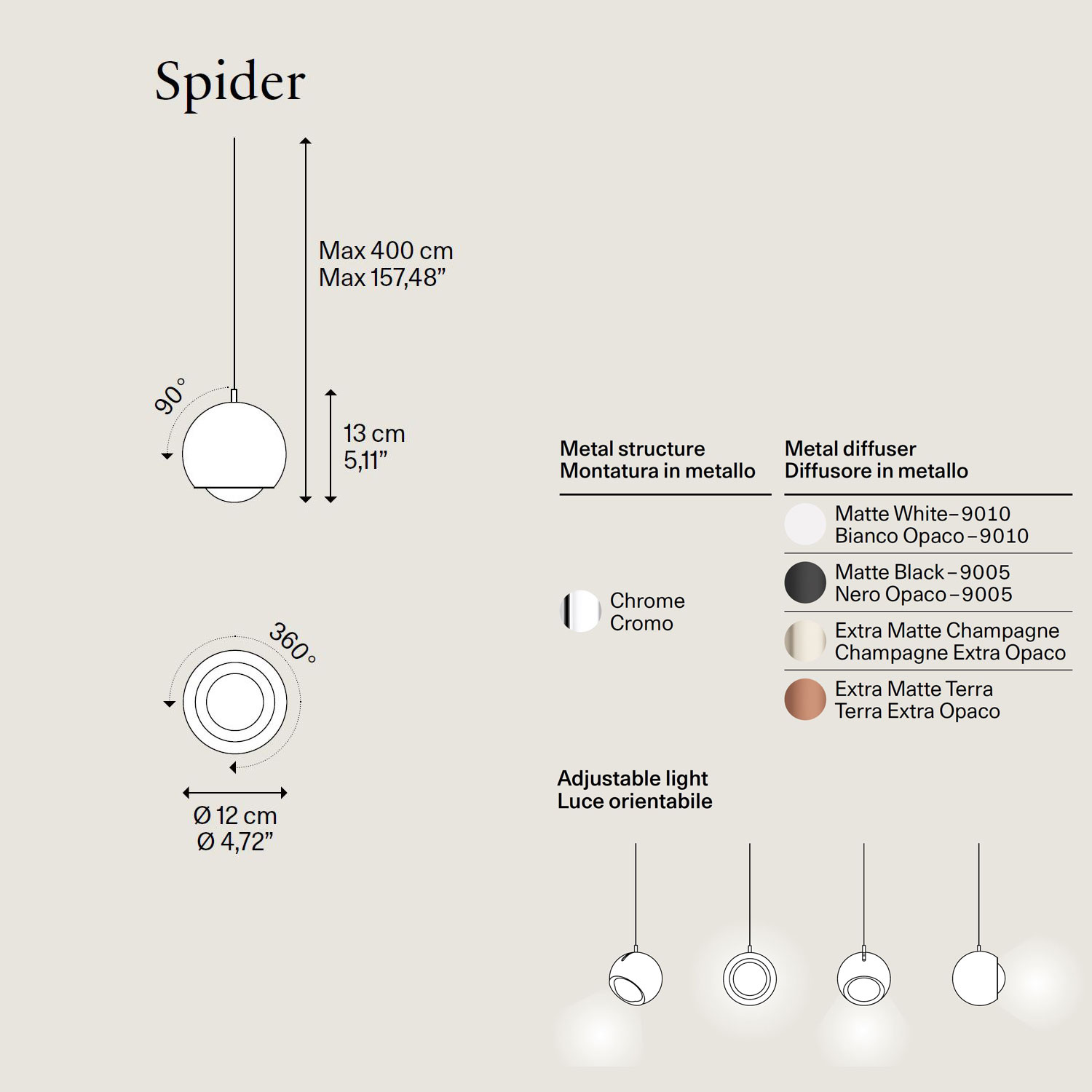 Spider flexible LED Hängeleuchte von Lodes