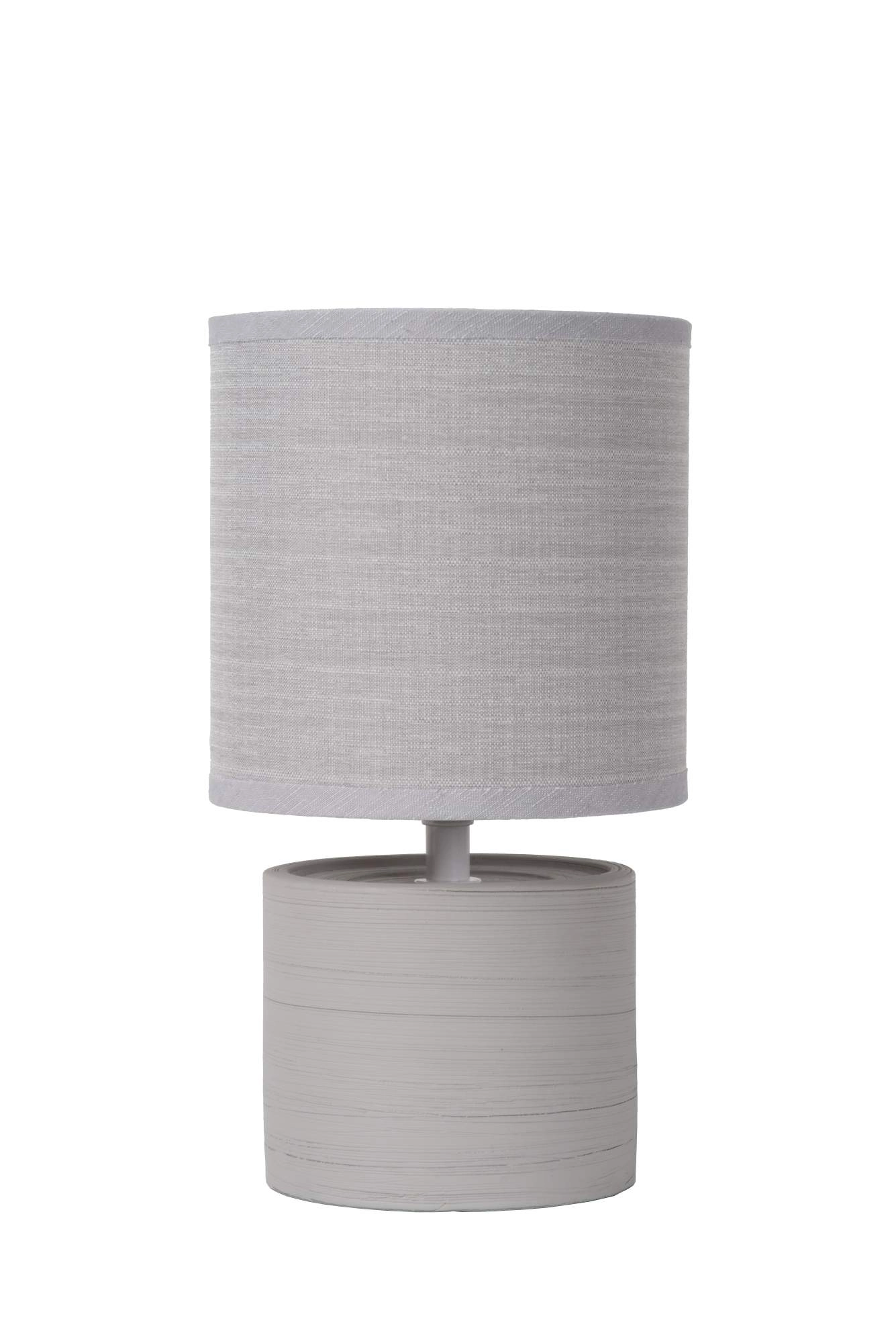 LU 47502/81/36 Lucide GREASBY - Table lamp - Ø 14 cm - 1xE14 - Grey