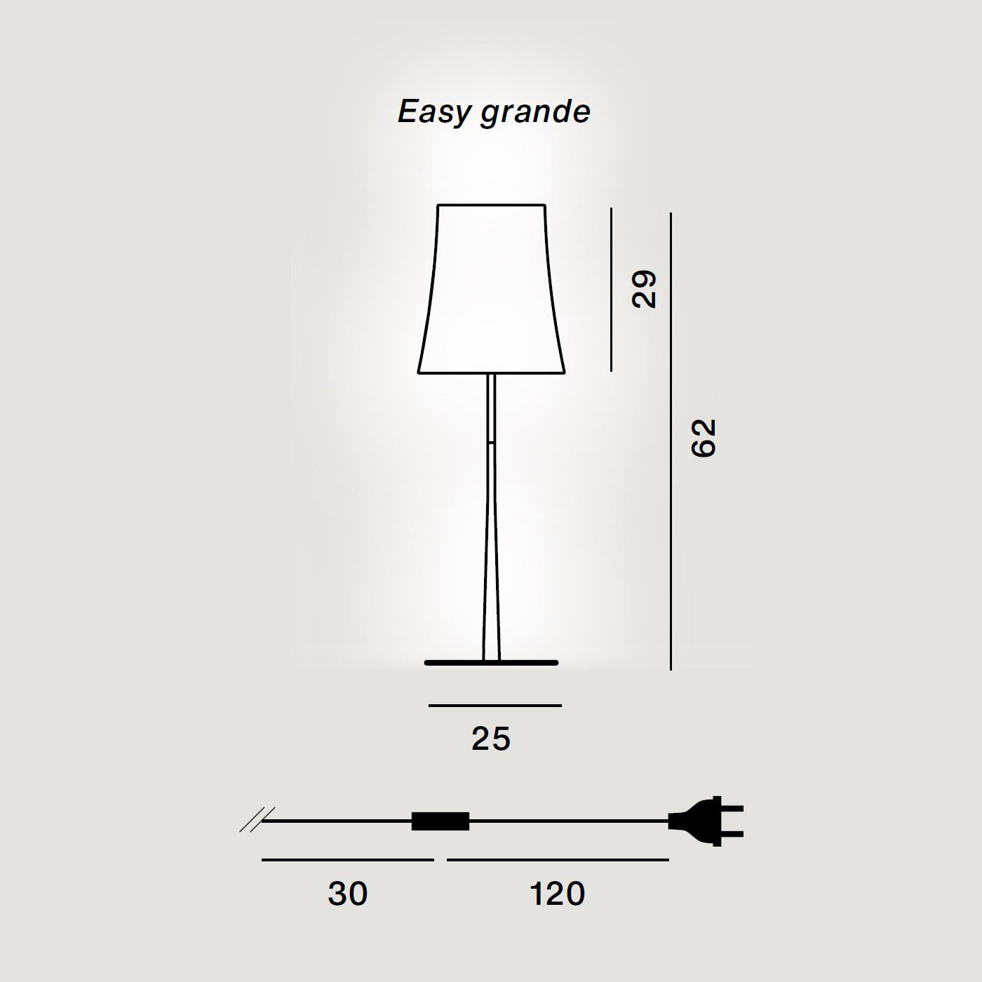 Birdie Easy Tischlampe von Foscarini