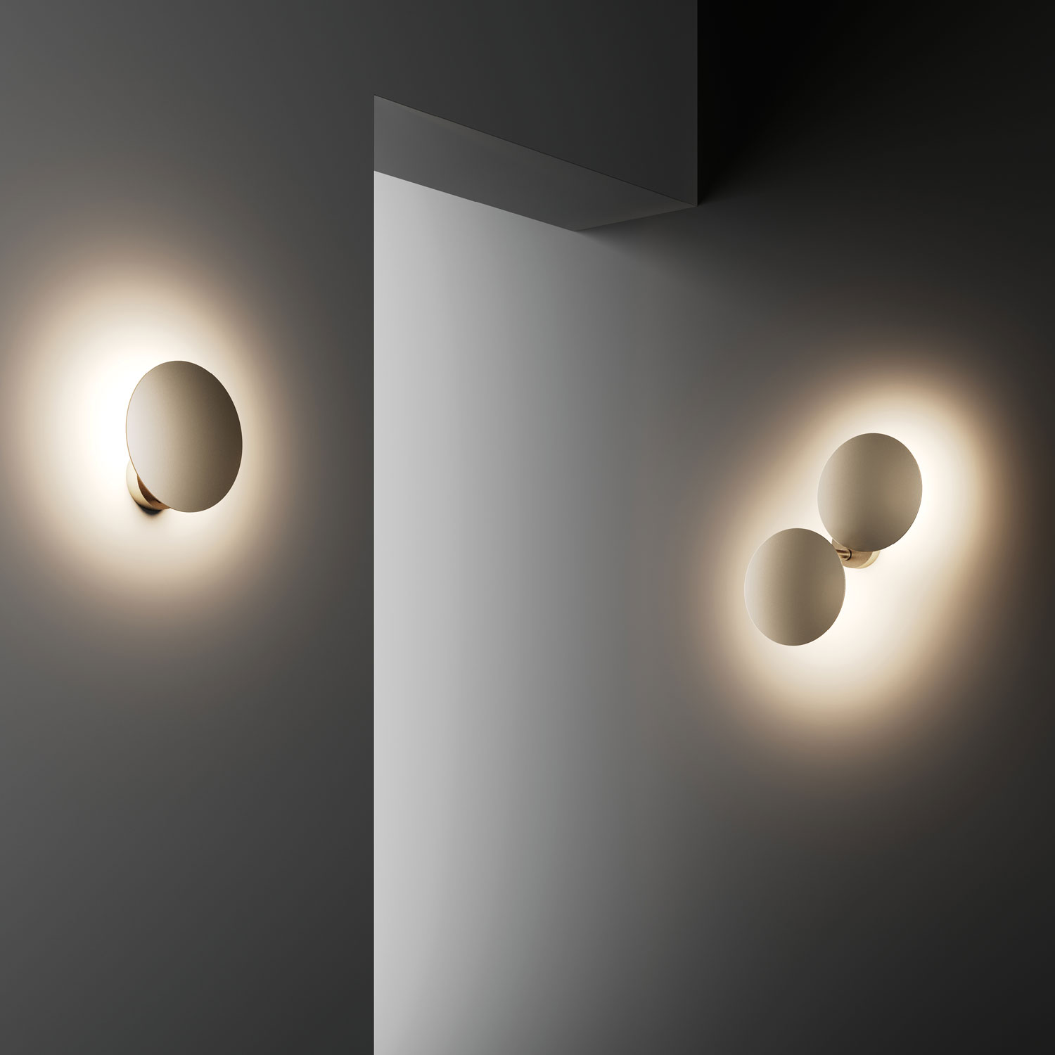 Puzzle Single Round LED Leuchte von Lodes