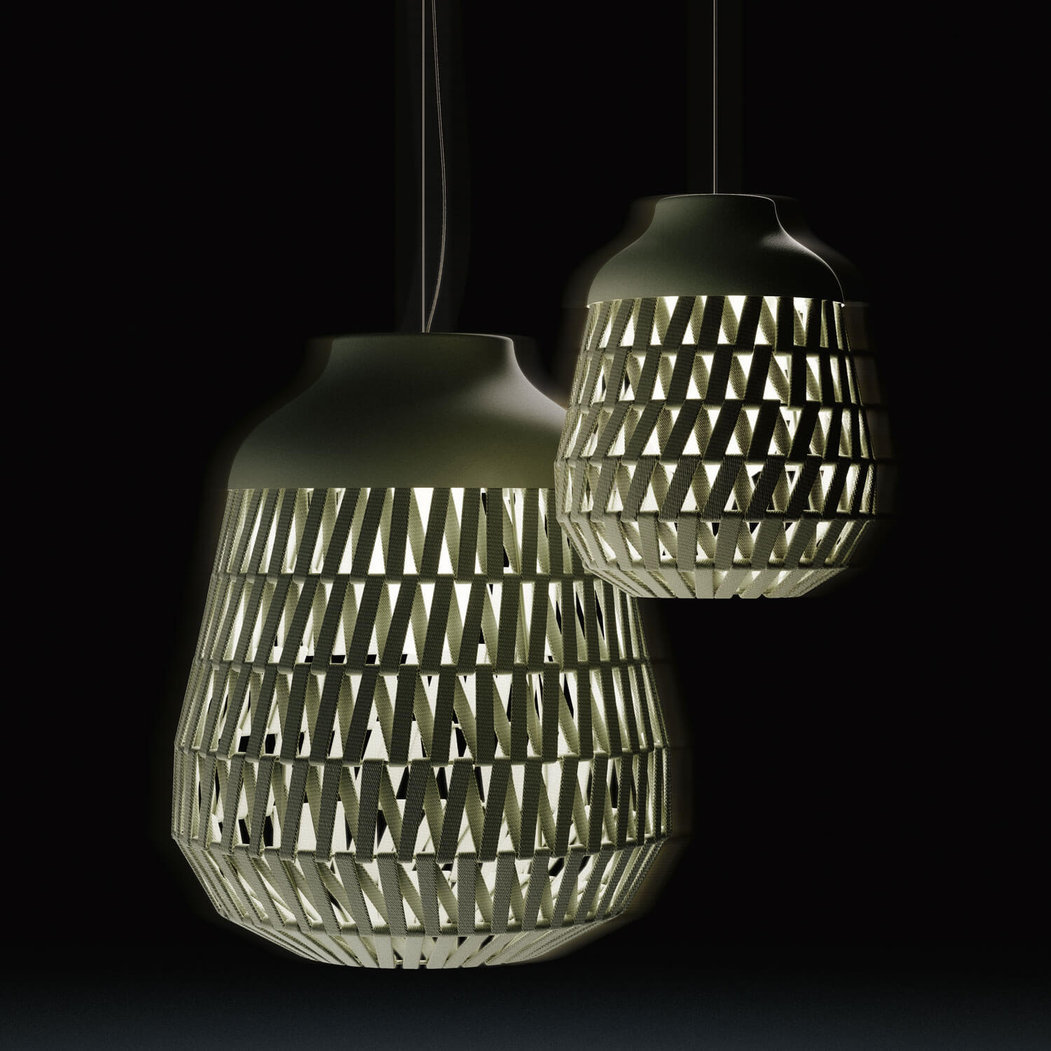 Stitch Medium Pendellampe von Lodes