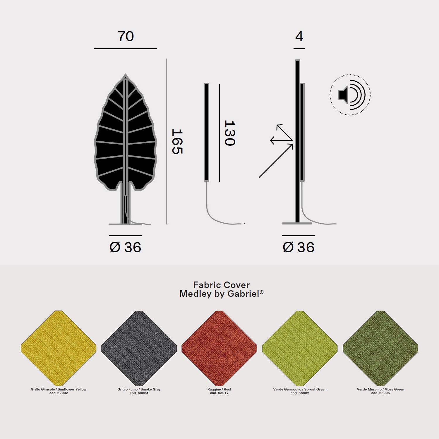 Eden LED Stehleuchte Alocasia von Rotaliana